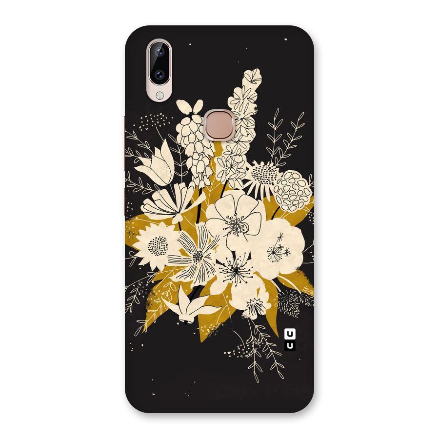 Flower Drawing Back Case for Vivo Y83 Pro