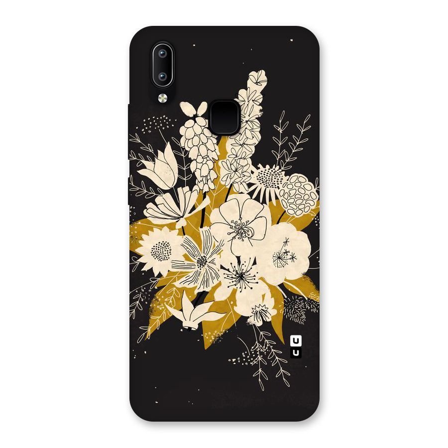 Flower Drawing Back Case for Vivo Y93