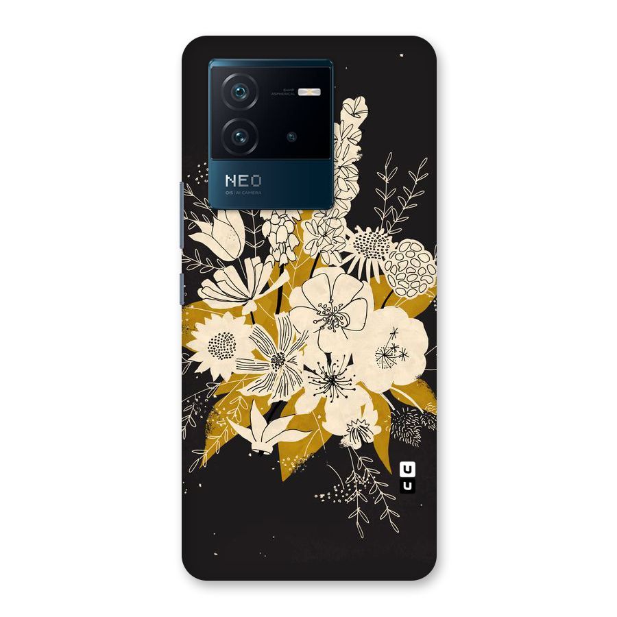 Flower Drawing Back Case for Vivo iQOO Neo 6 5G