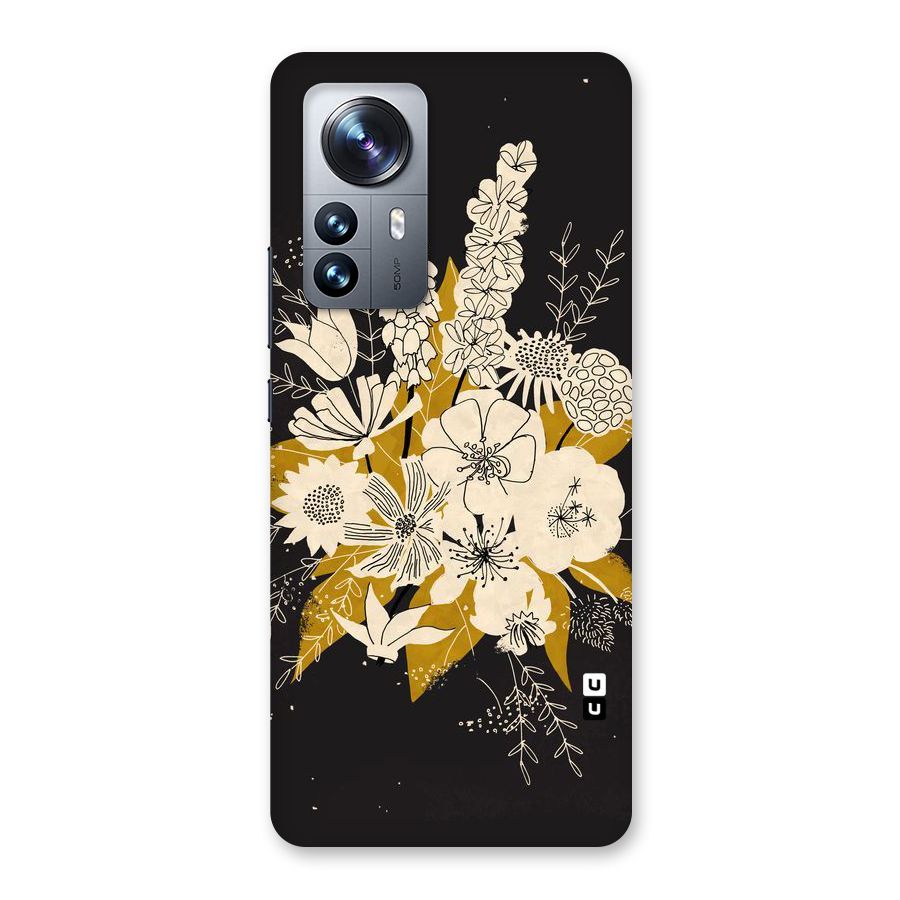 Flower Drawing Back Case for Xiaomi 12 Pro