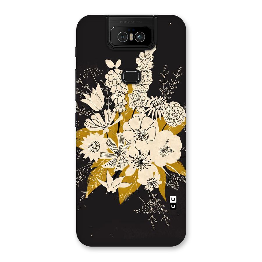 Flower Drawing Back Case for Zenfone 6z