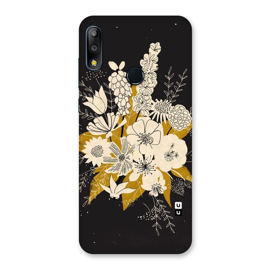 Flower Drawing Back Case for Zenfone Max Pro M2