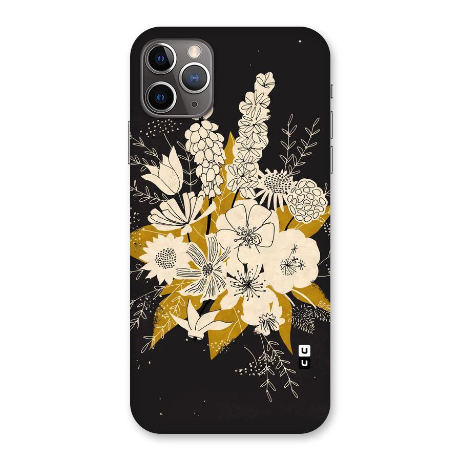 Flower Drawing Back Case for iPhone 11 Pro Max