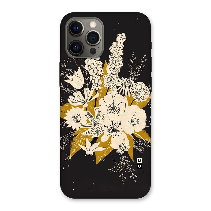 Flower Drawing Back Case for iPhone 12 Pro Max
