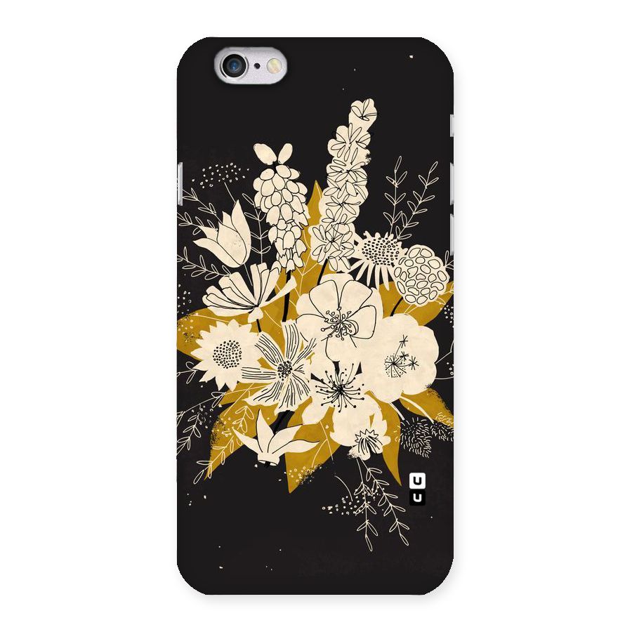 Flower Drawing Back Case for iPhone 6 6S