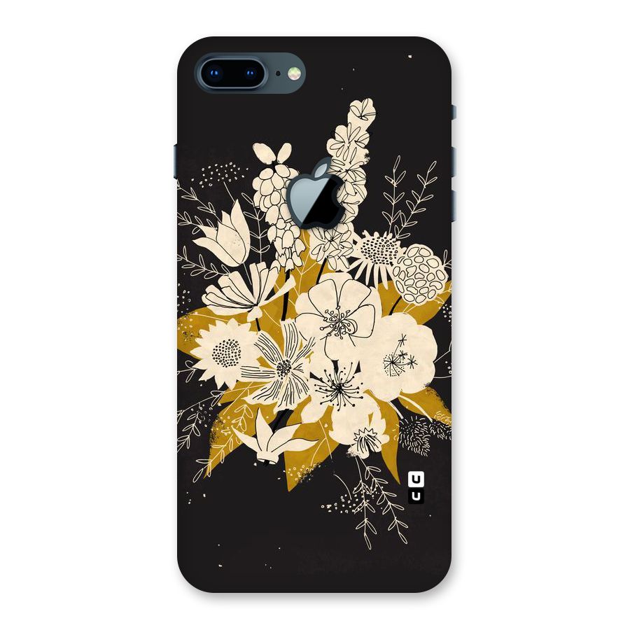 Flower Drawing Back Case for iPhone 7 Plus Apple Cut