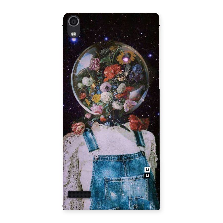 Flower Face Back Case for Ascend P6