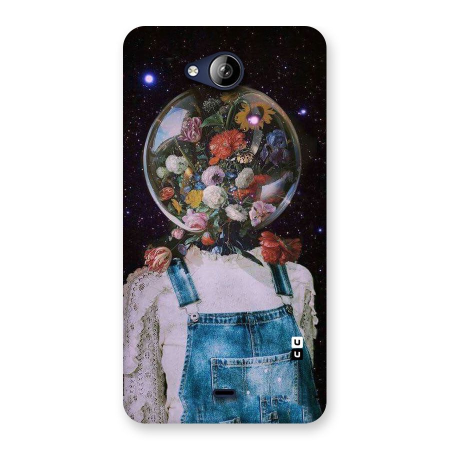 Flower Face Back Case for Canvas Play Q355