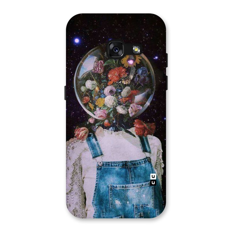 Flower Face Back Case for Galaxy A3 (2017)