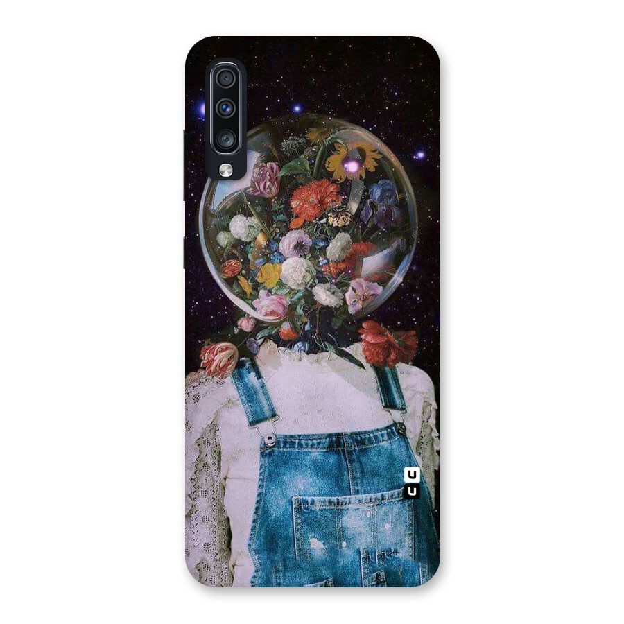 Flower Face Back Case for Galaxy A70
