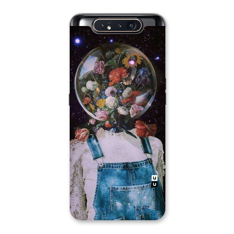 Flower Face Back Case for Galaxy A80