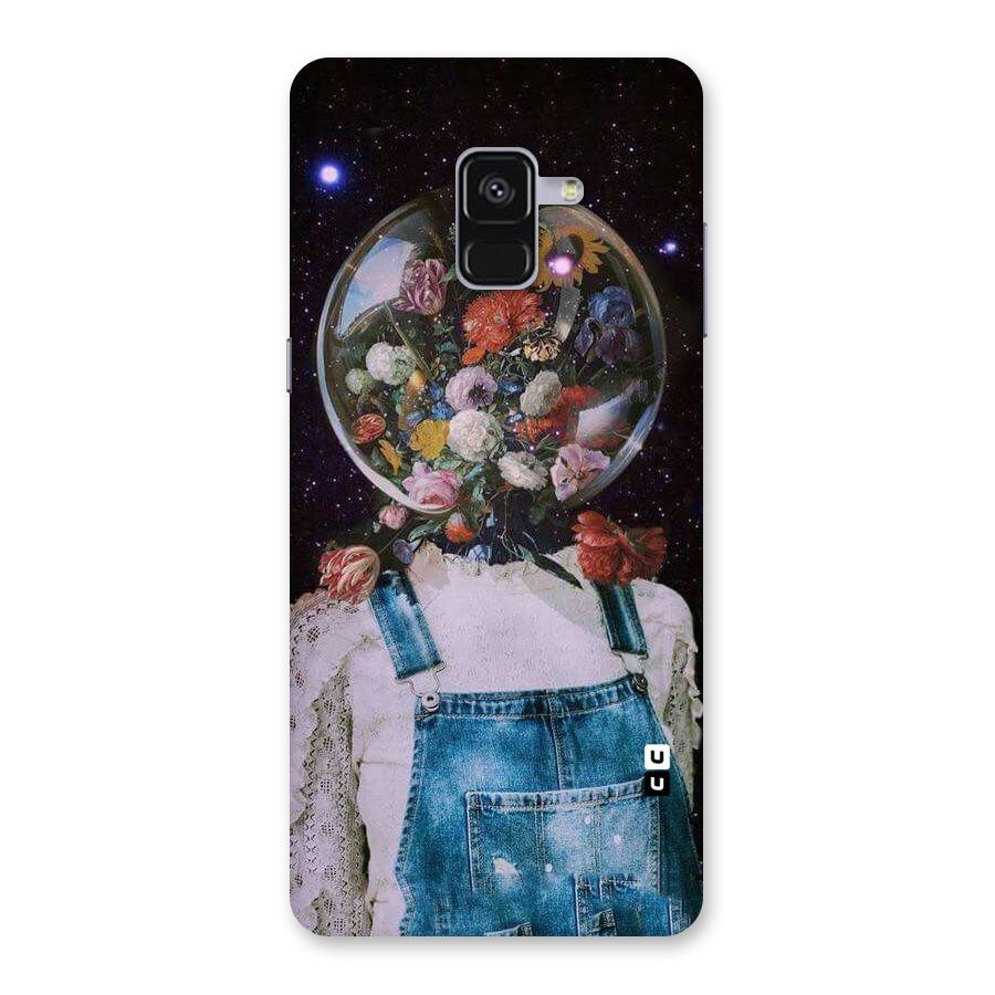 Flower Face Back Case for Galaxy A8 Plus