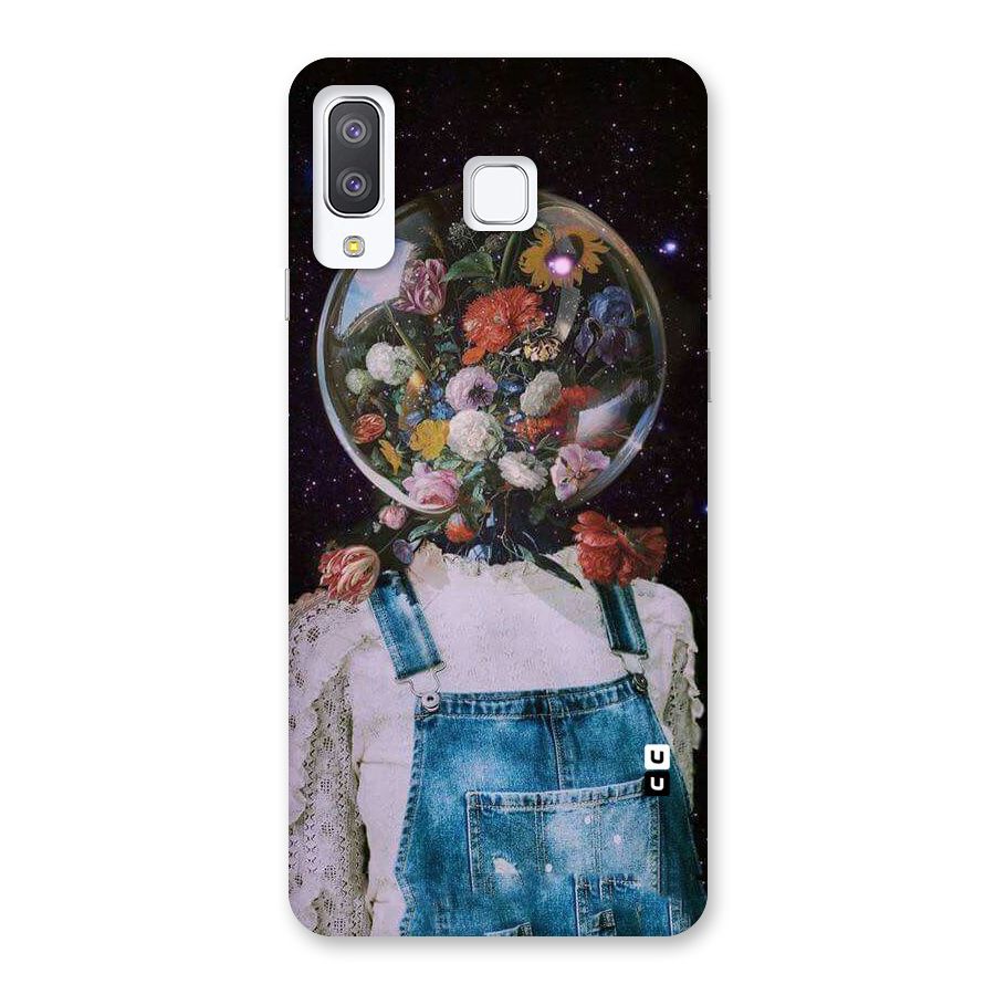 Flower Face Back Case for Galaxy A8 Star