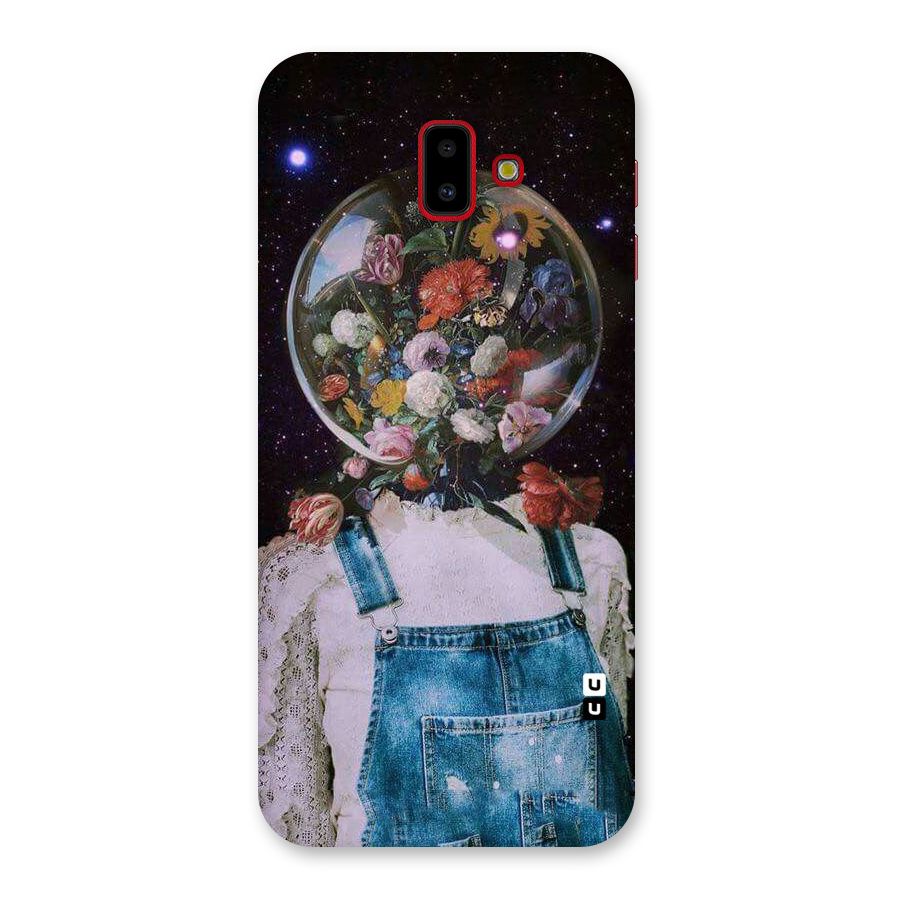 Flower Face Back Case for Galaxy J6 Plus