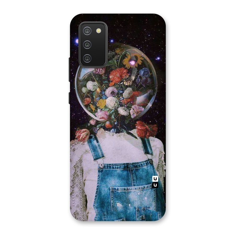 Flower Face Back Case for Galaxy M02s