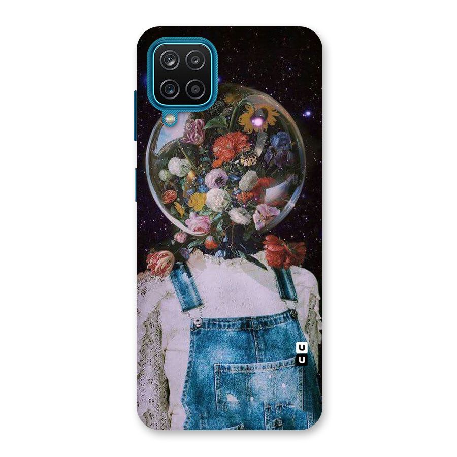 Flower Face Back Case for Galaxy M12