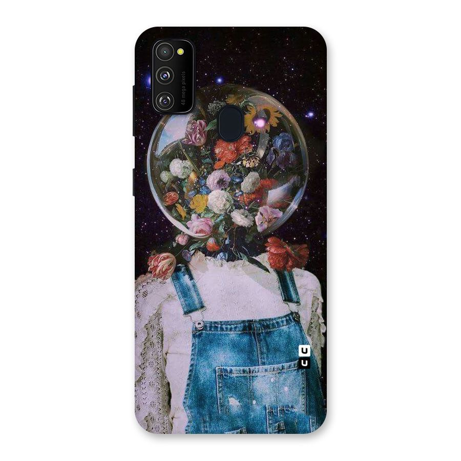 Flower Face Back Case for Galaxy M30s