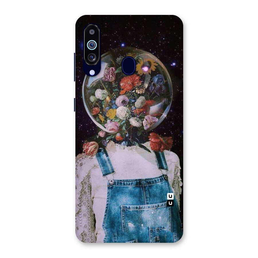 Flower Face Back Case for Galaxy M40