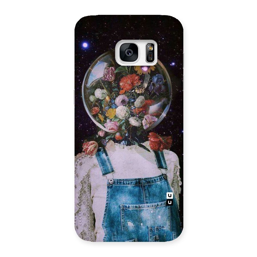 Flower Face Back Case for Galaxy S7 Edge