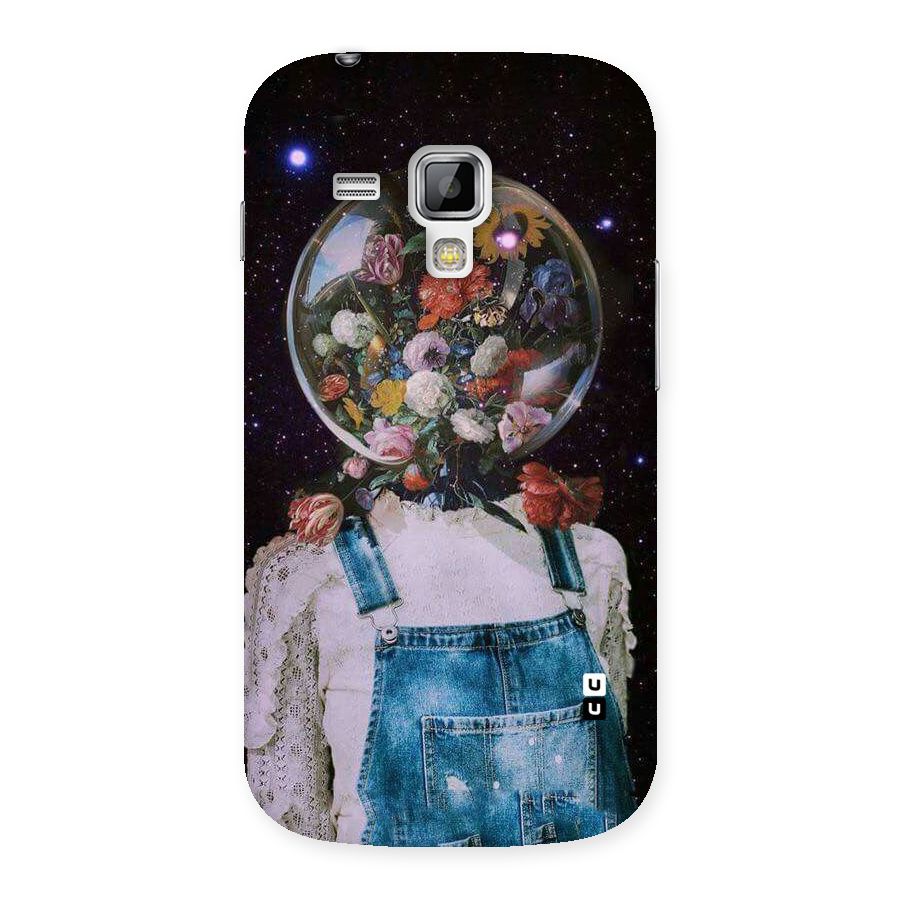 Flower Face Back Case for Galaxy S Duos