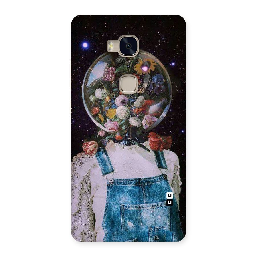 Flower Face Back Case for Huawei Honor 5X