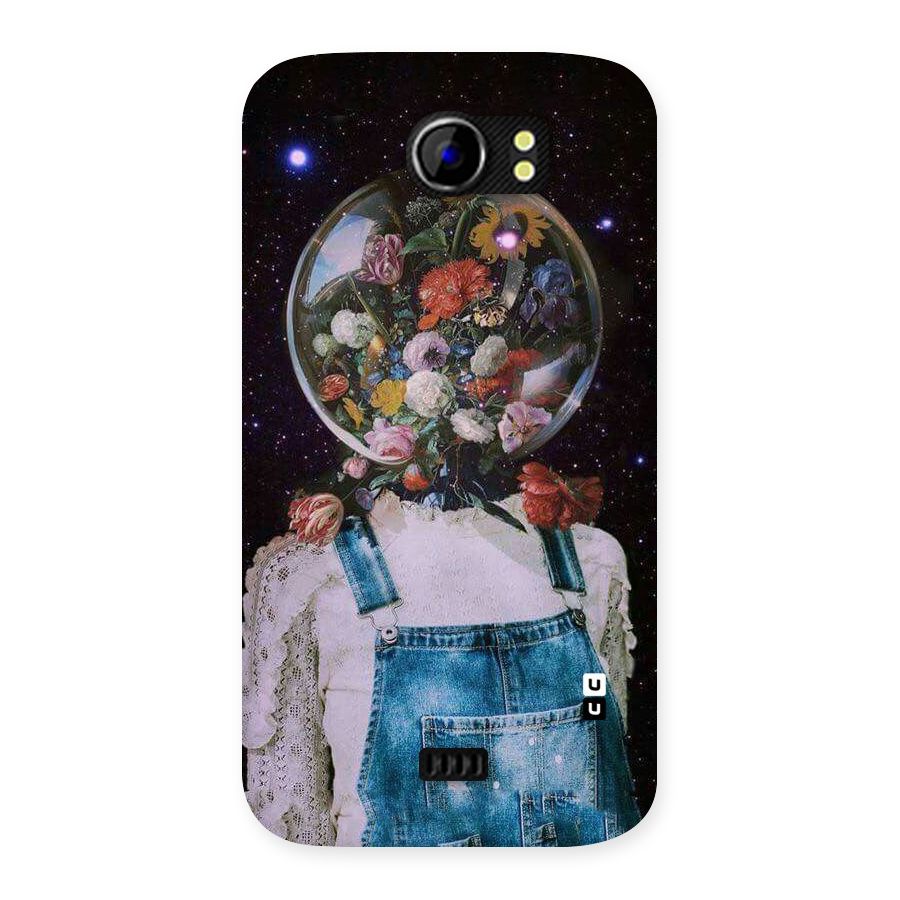 Flower Face Back Case for Micromax Canvas 2 A110