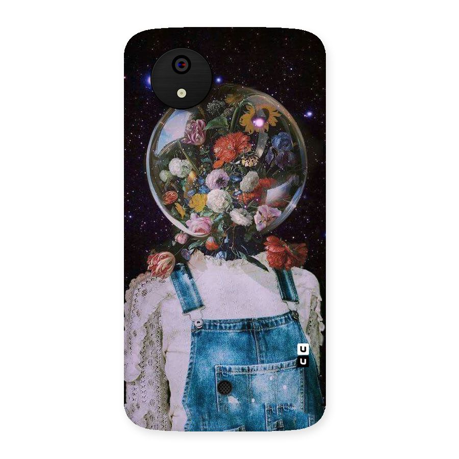 Flower Face Back Case for Micromax Canvas A1