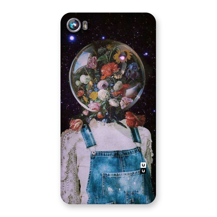 Flower Face Back Case for Micromax Canvas Fire 4 A107