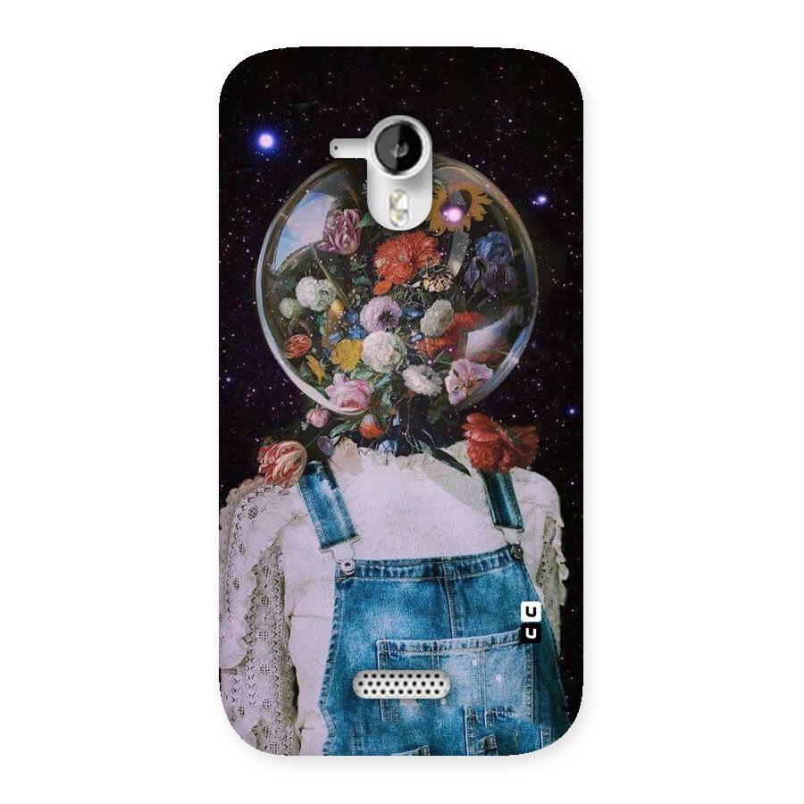 Flower Face Back Case for Micromax Canvas HD A116