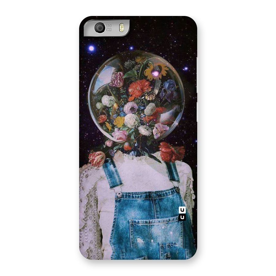 Flower Face Back Case for Micromax Canvas Knight 2