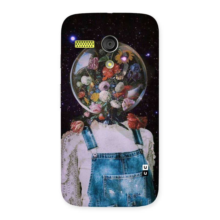 Flower Face Back Case for Moto G