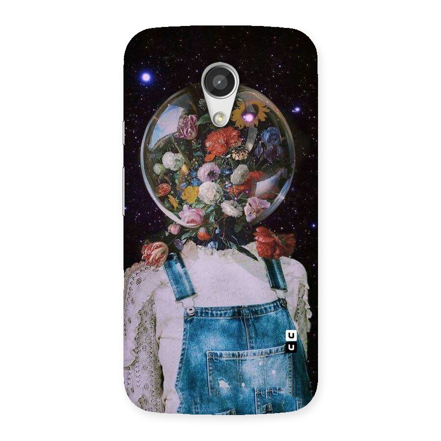 Flower Face Back Case for Moto G 2nd Gen
