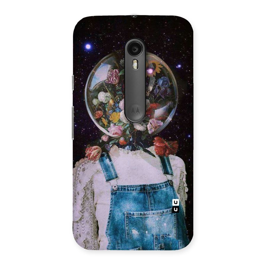 Flower Face Back Case for Moto G Turbo