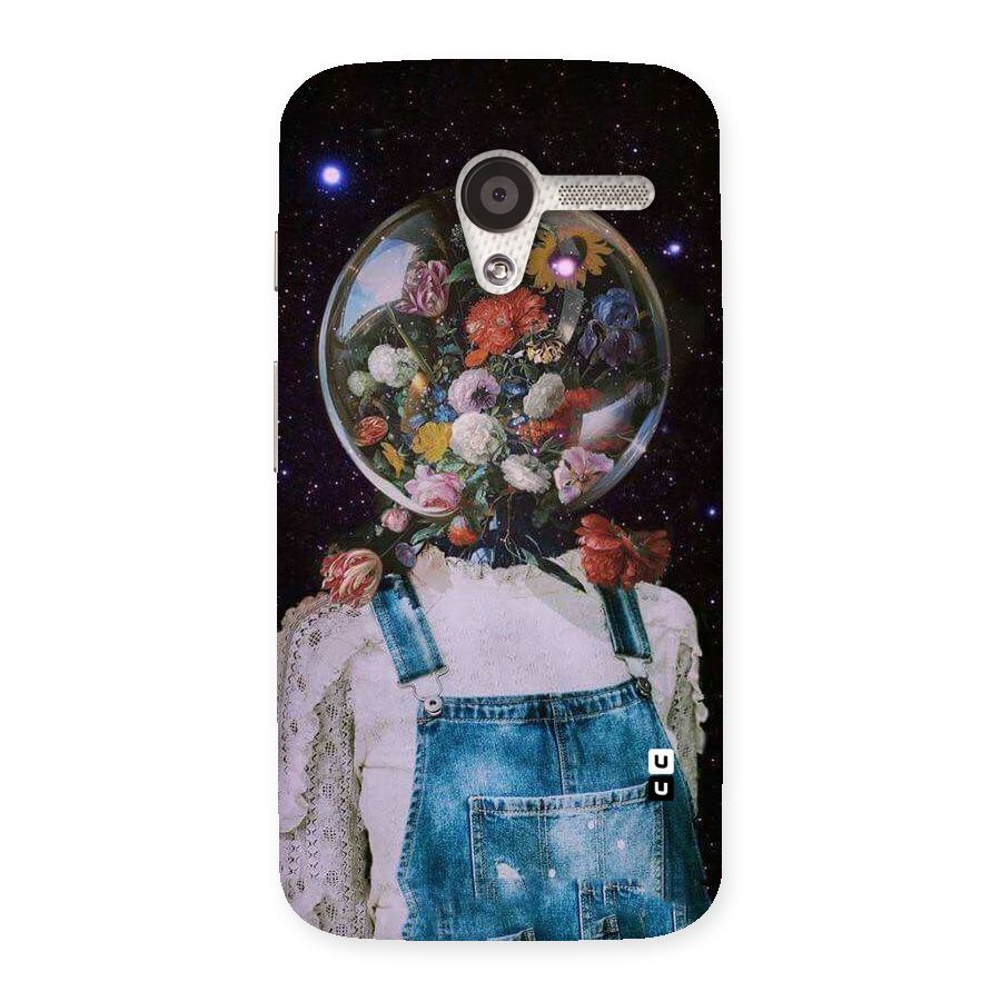 Flower Face Back Case for Moto X