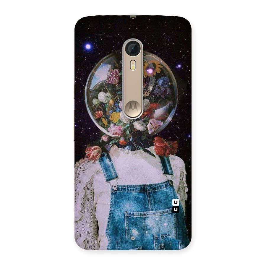 Flower Face Back Case for Motorola Moto X Style