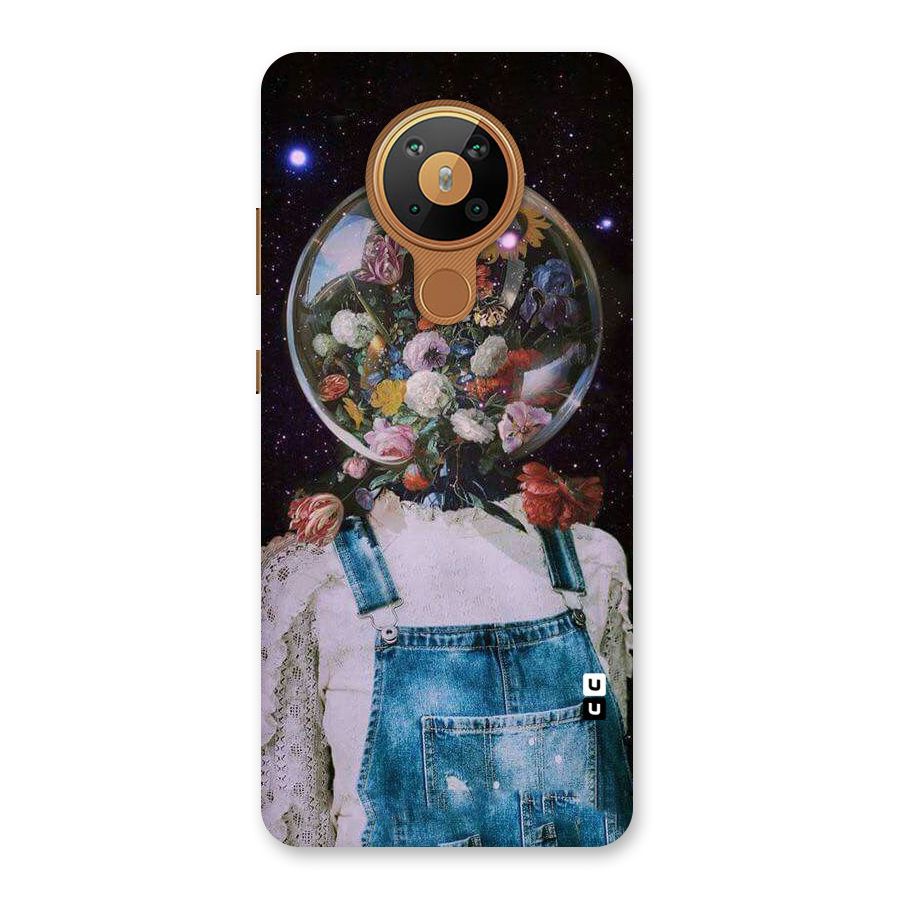 Flower Face Back Case for Nokia 5.3