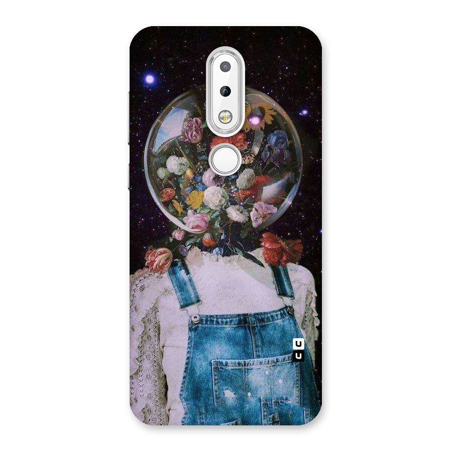 Flower Face Back Case for Nokia 6.1 Plus