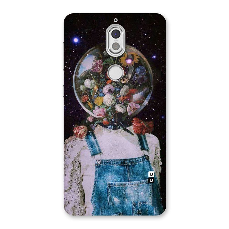 Flower Face Back Case for Nokia 7
