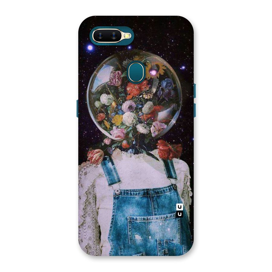 Flower Face Back Case for Oppo A7