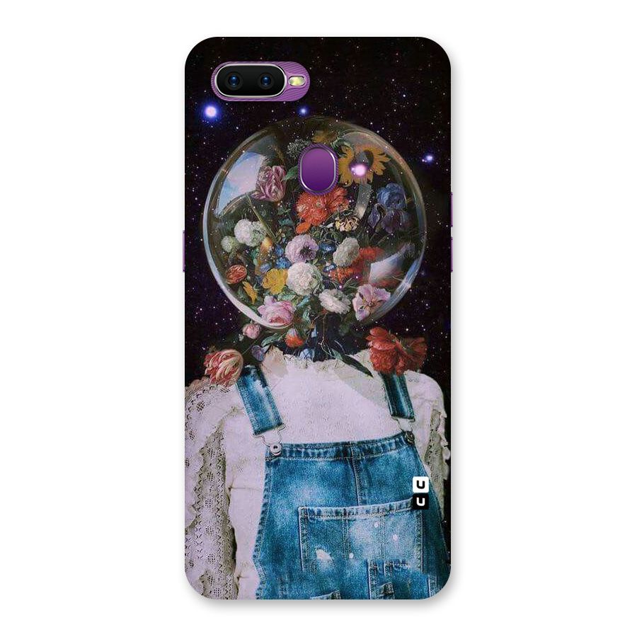 Flower Face Back Case for Oppo F9