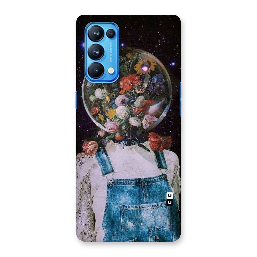 Flower Face Back Case for Oppo Reno5 Pro 5G