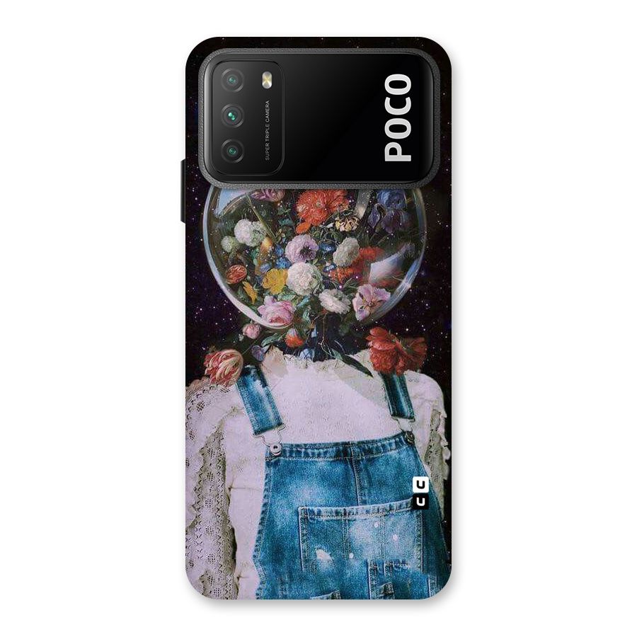 Flower Face Back Case for Poco M3