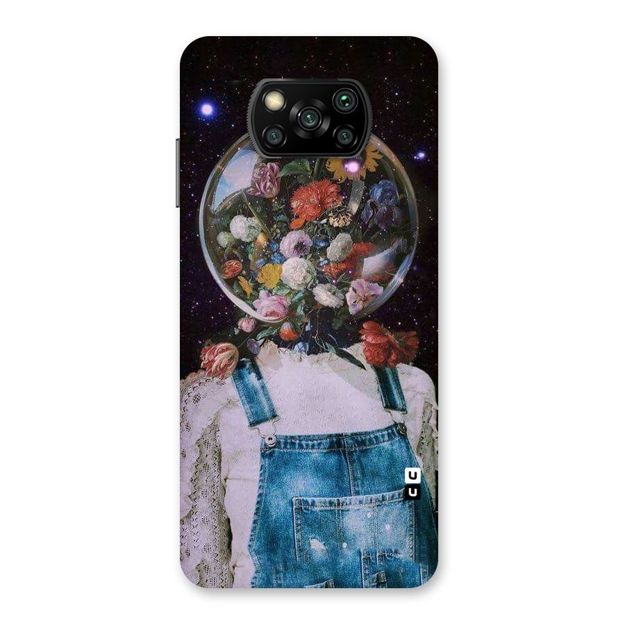 Flower Face Back Case for Poco X3