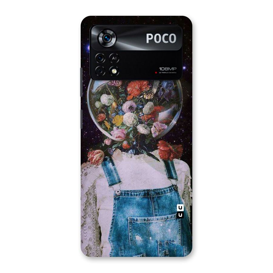 Flower Face Back Case for Poco X4 Pro 5G