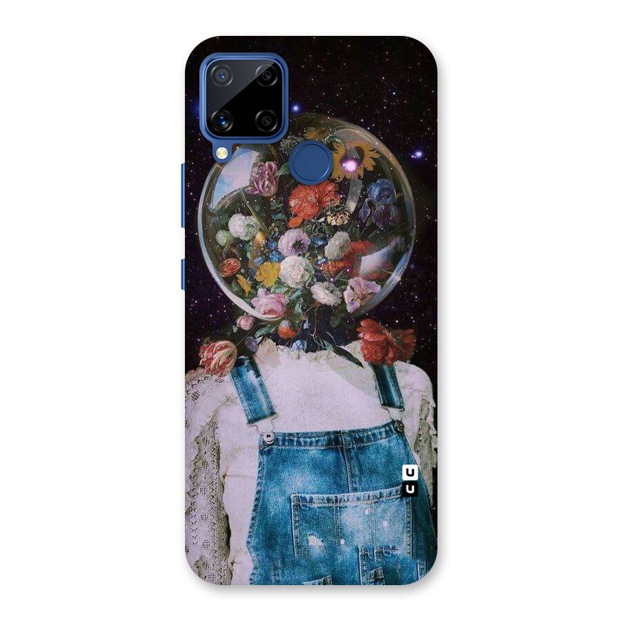Flower Face Back Case for Realme C15