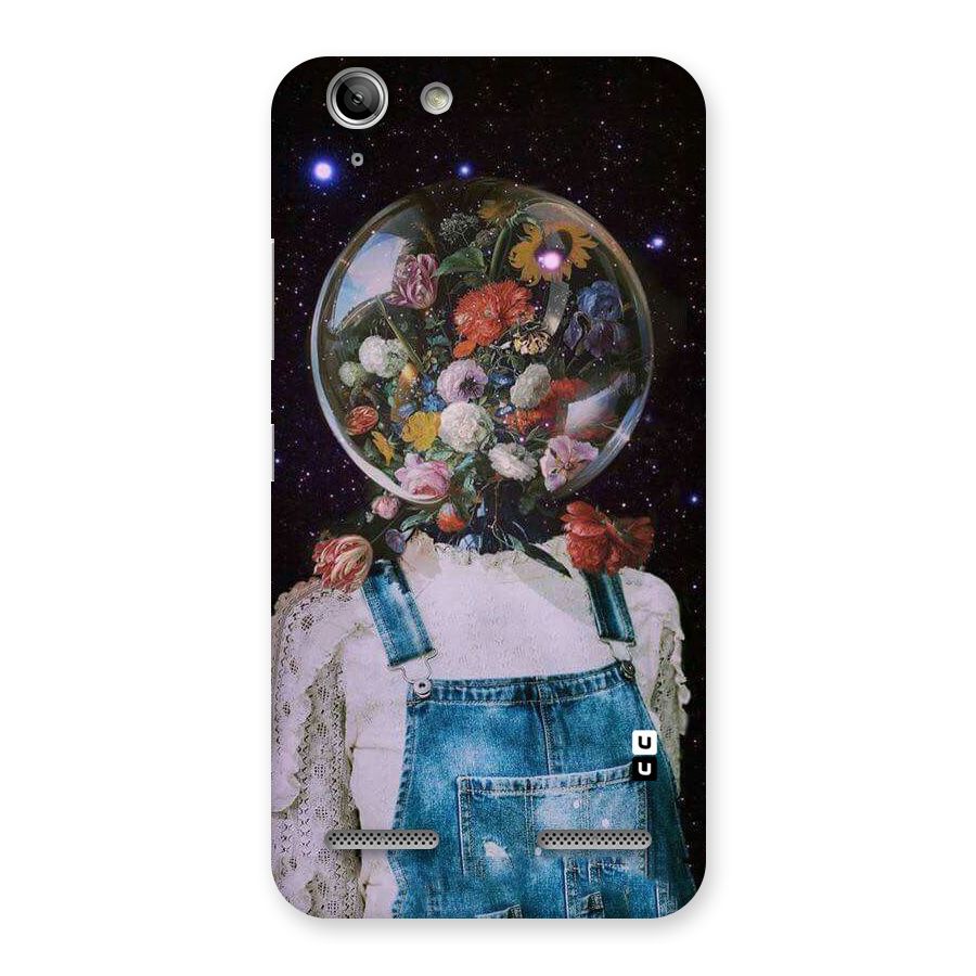 Flower Face Back Case for Vibe K5