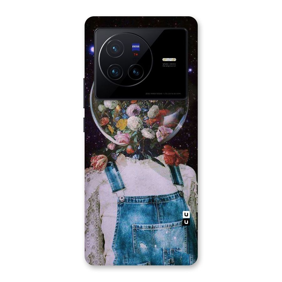 Flower Face Back Case for Vivo X80