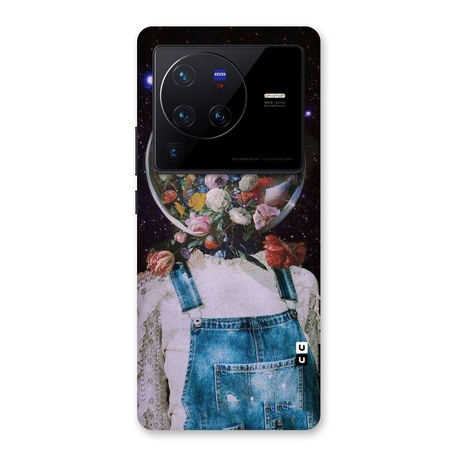 Flower Face Back Case for Vivo X80 Pro