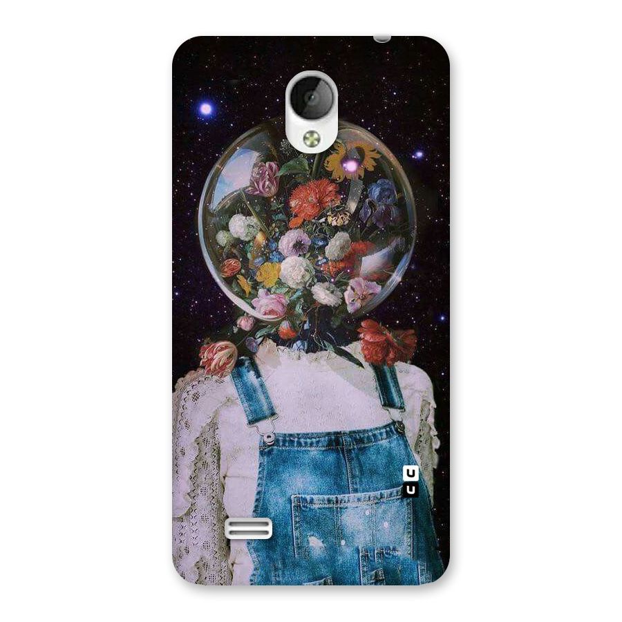 Flower Face Back Case for Vivo Y21