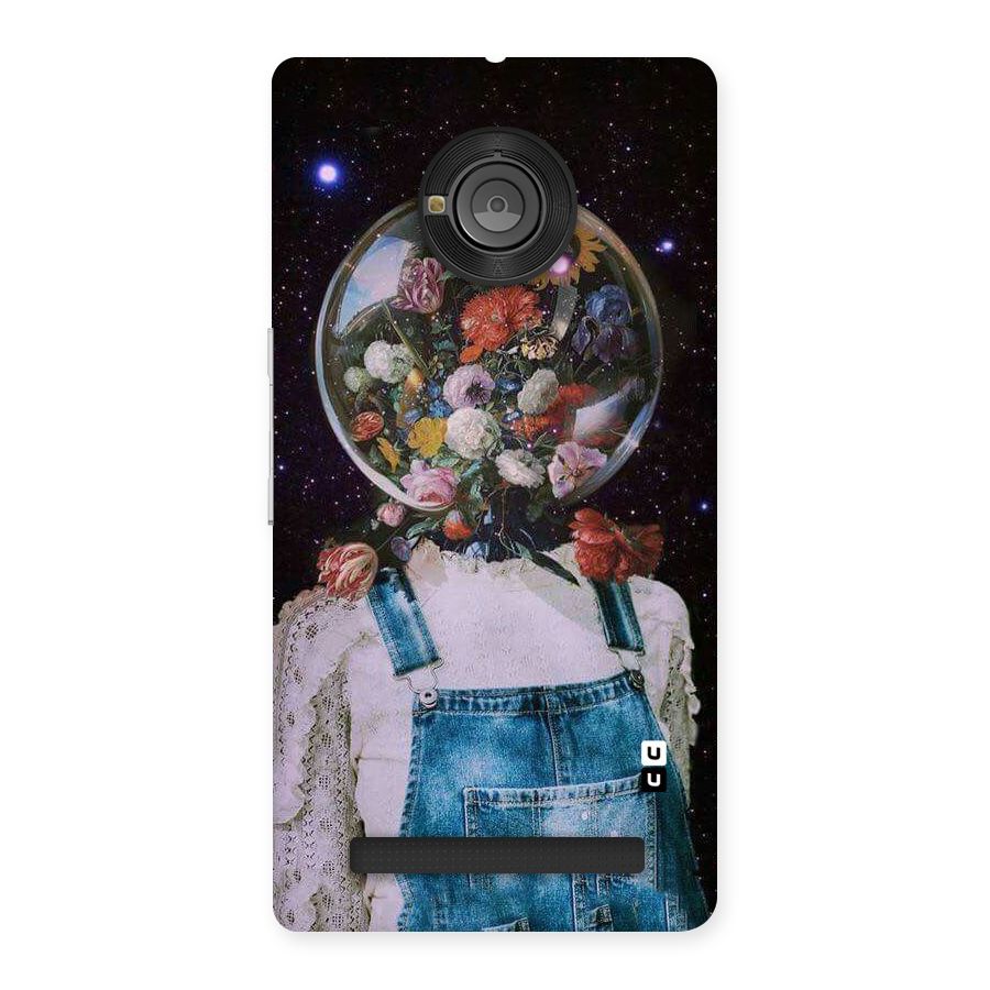 Flower Face Back Case for Yu Yuphoria